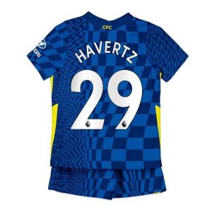 Fotbollströjor Chelsea Havertz 29 Barn Hemma tröja 2021-2022 - Fotbollströja