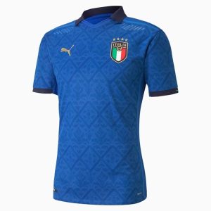 Billiga Fotbollströjor Italien Hemma tröja 2021 - Kortärmad